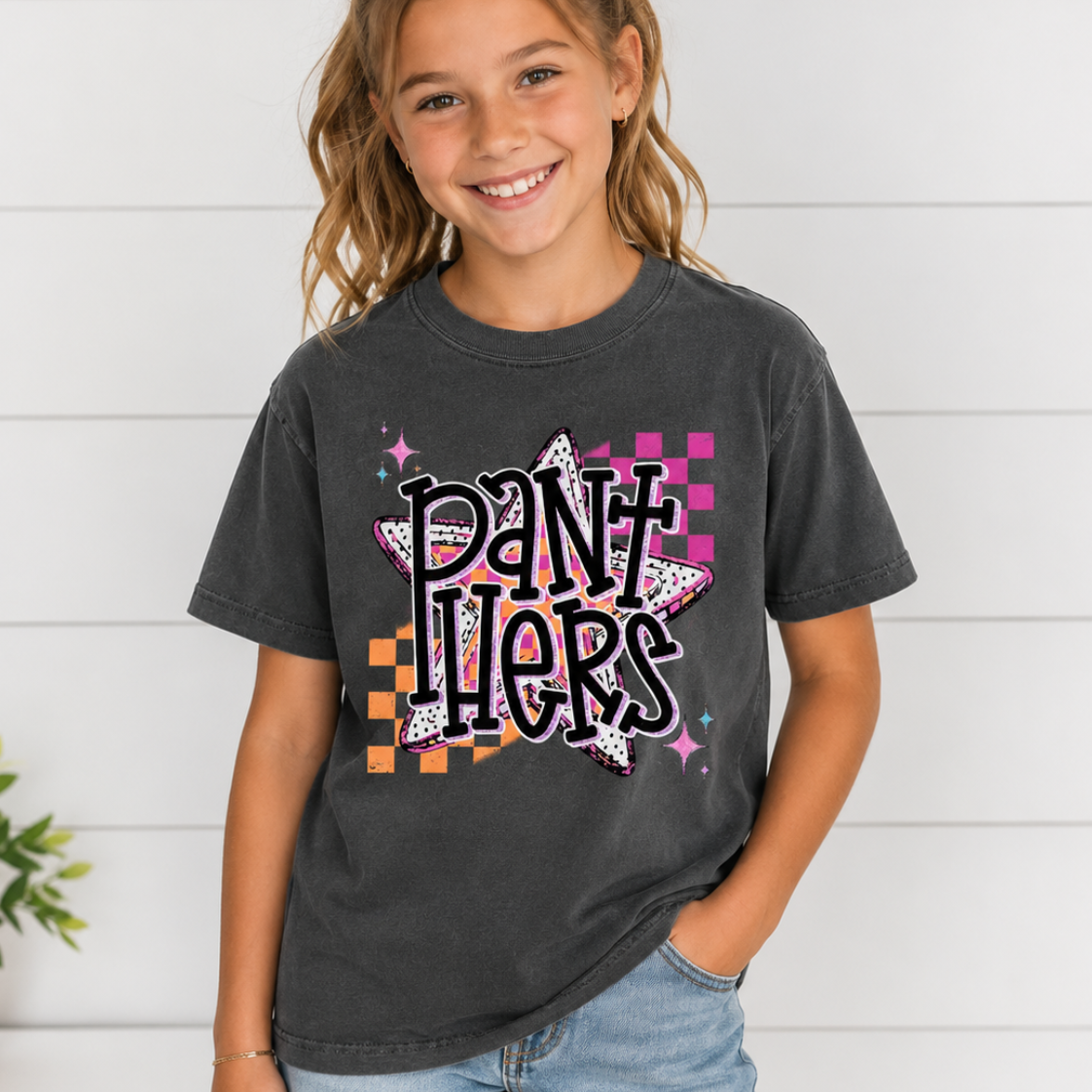 Charcoal Panthers Shirt