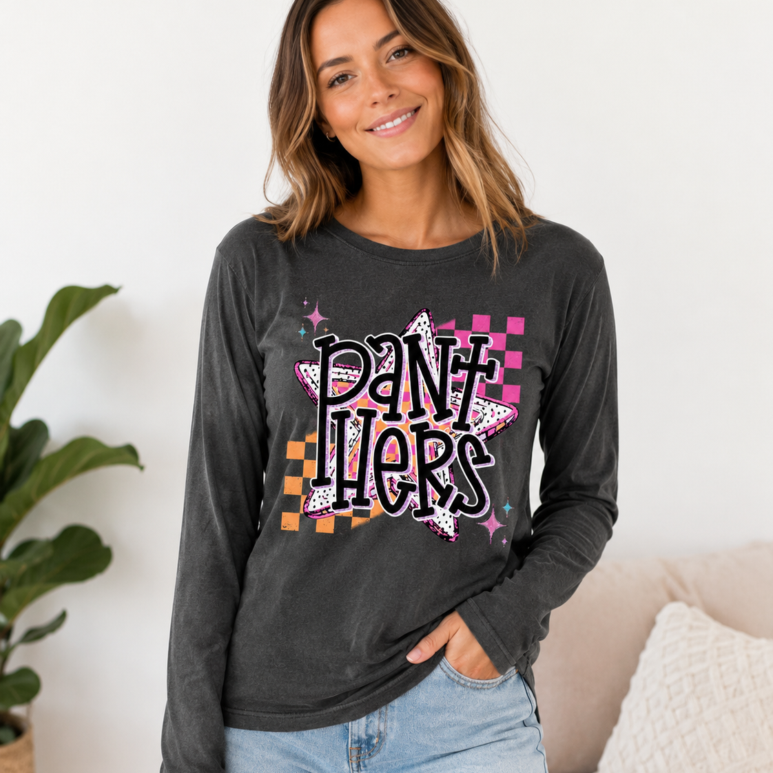 Charcoal Panthers Shirt