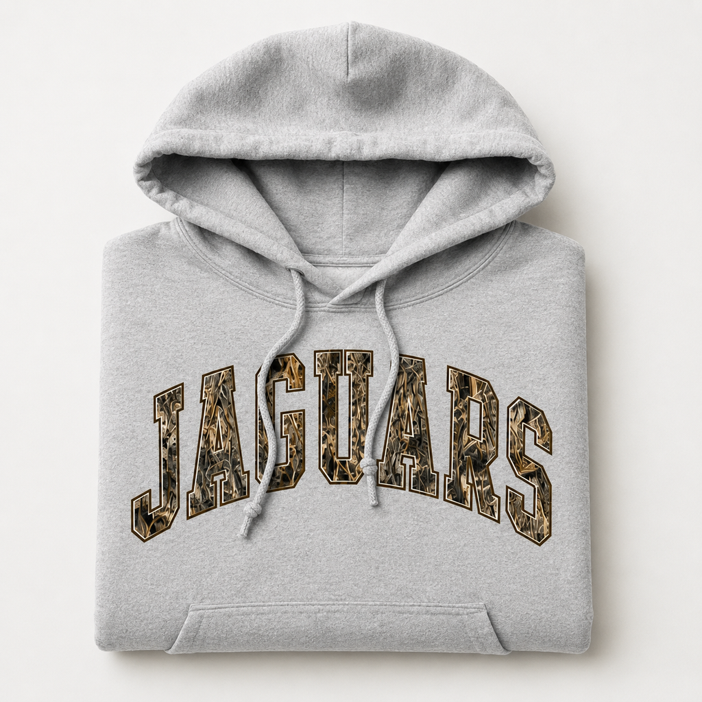 Grey Camo Mascot Hoodie