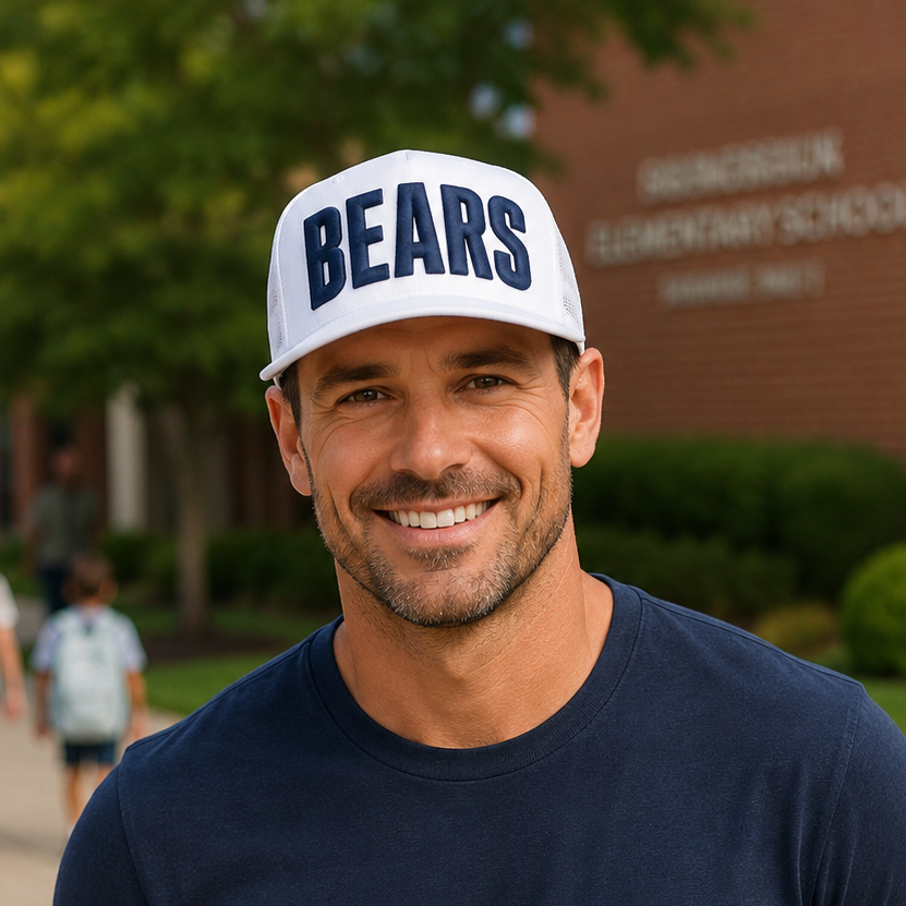 Bluebonnet Bears Foam Trucker Hat