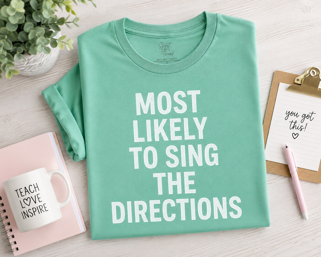 Custom "Most Likely To..." Teacher Tee