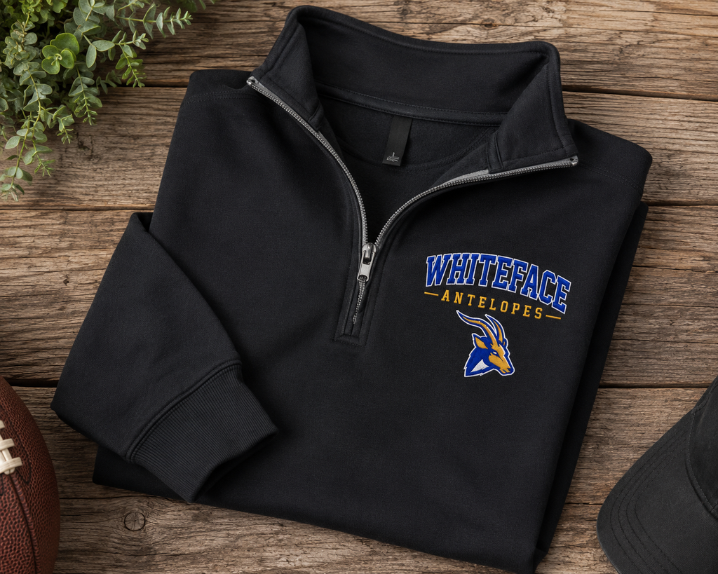 Custom Mascot Quarter-Zip Pullover