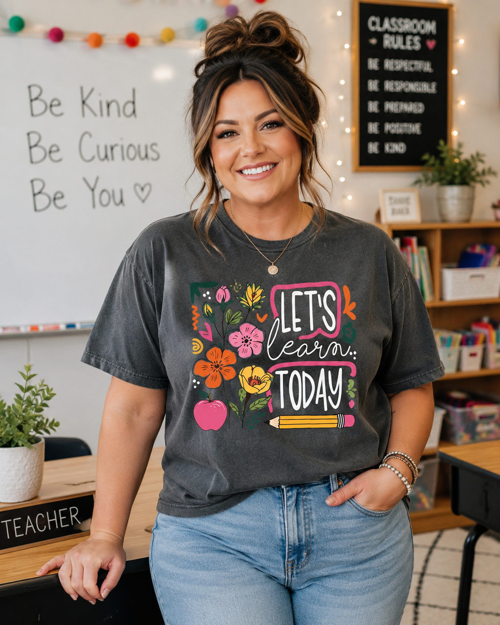 Let's Learn Today Comfort Colors T-Shirt