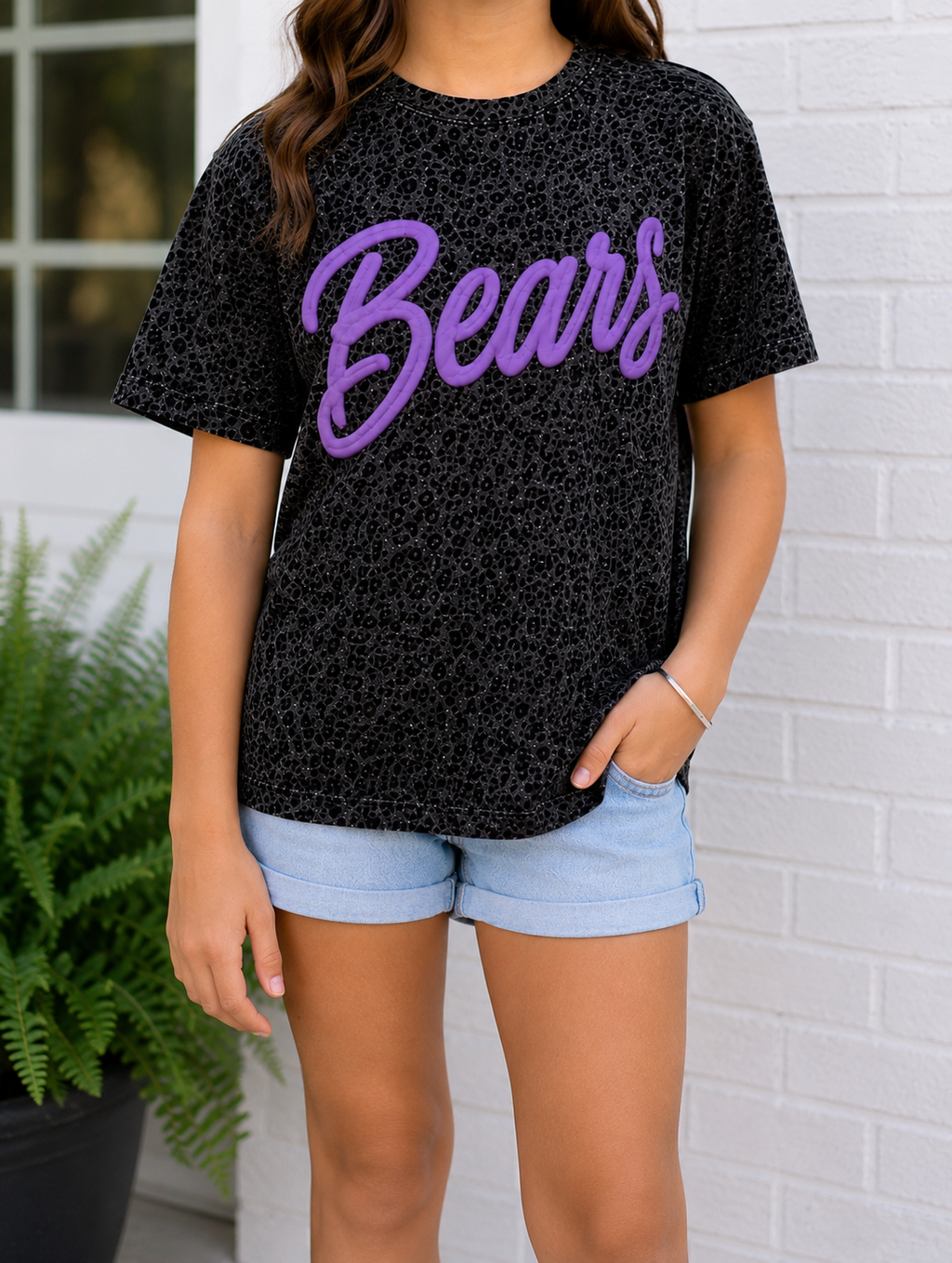 Neon Leopard Mascot Shirt