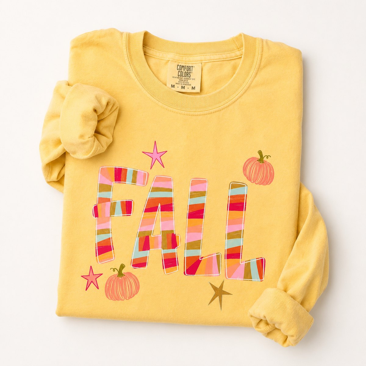 FALL STRIPE LONG SLEEVE TEE