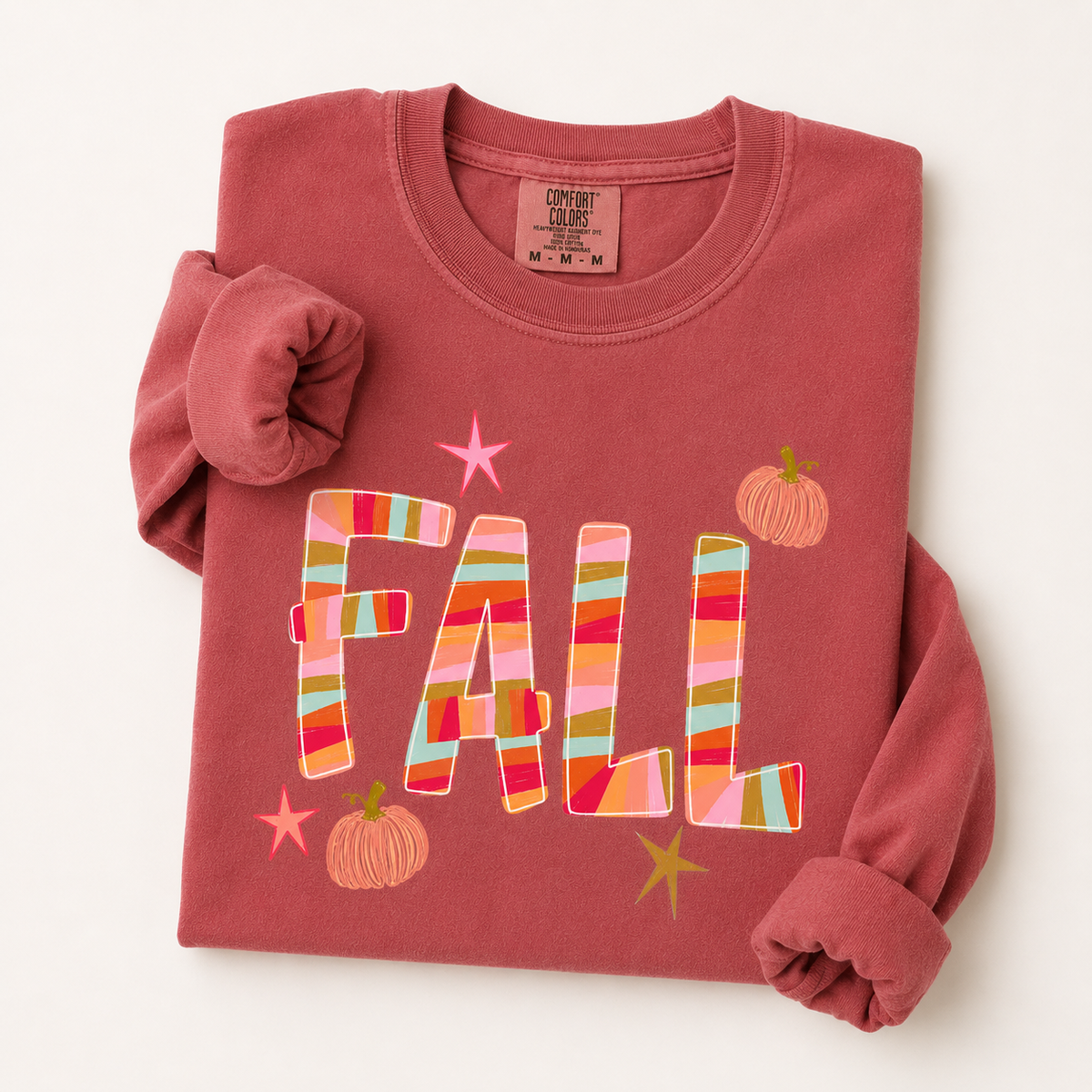 FALL STRIPE LONG SLEEVE TEE