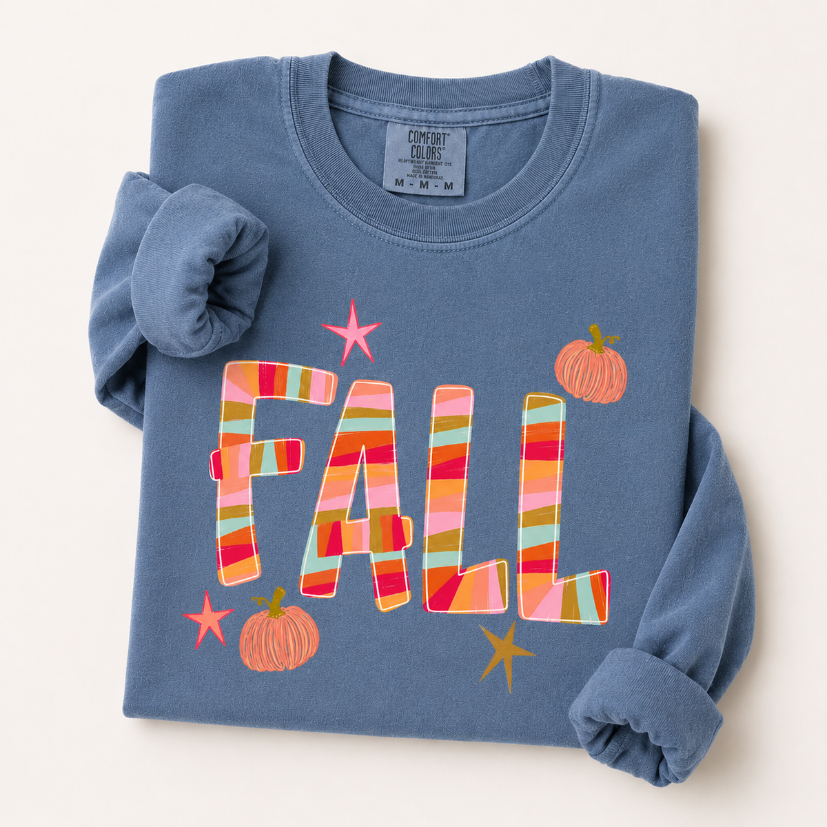 FALL STRIPE LONG SLEEVE TEE