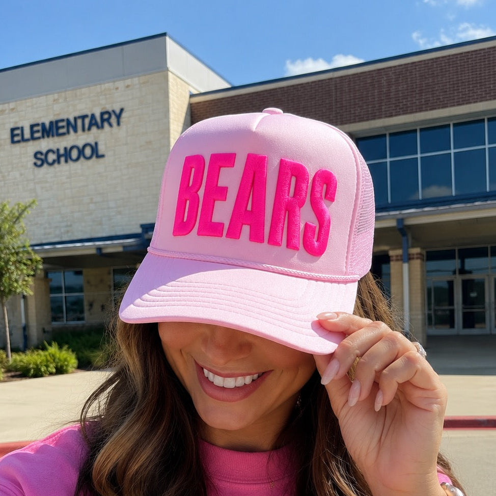 Bluebonnet Bears Foam Trucker Hat