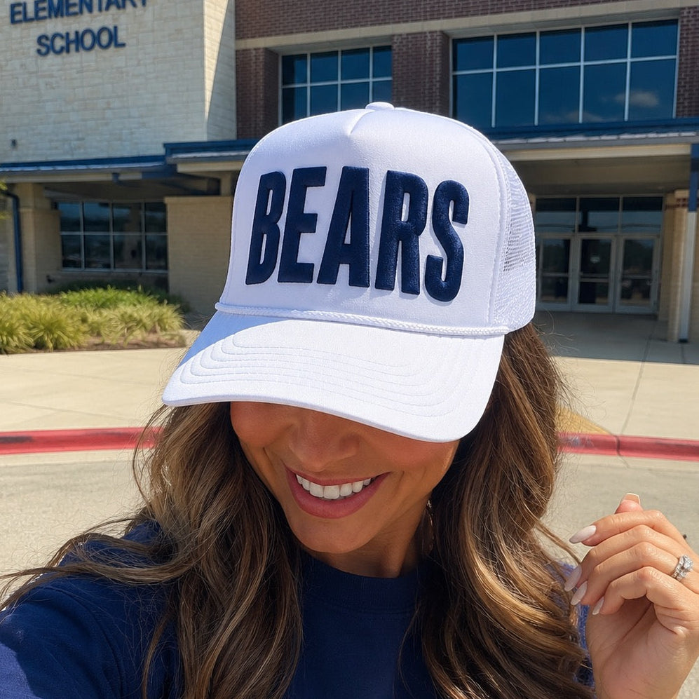 Bluebonnet Bears Foam Trucker Hat